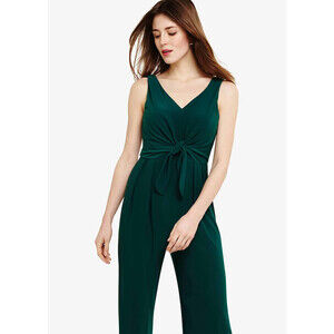 Phase Eight Angie Tie Front Jumpsuit In Emerald Green Size 10 US $170